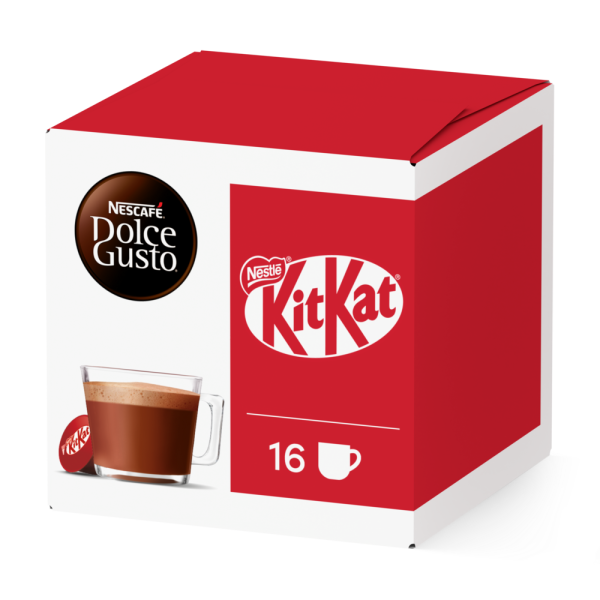 Front view of KitKat ® Hot Cocoa box
