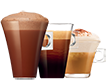 Kaffe og drikker et stort utvalg å velge fra